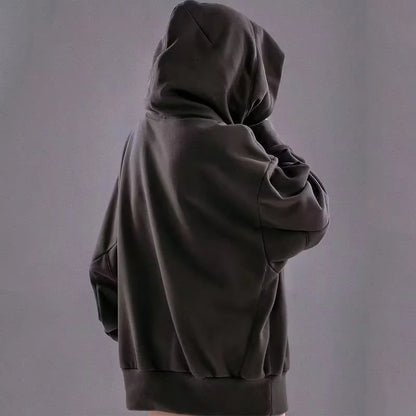 Japanese Ninja Turtleneck Oversized Hoodie