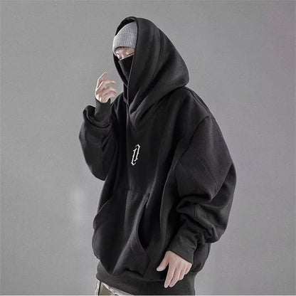 Japanese Ninja Turtleneck Oversized Hoodie